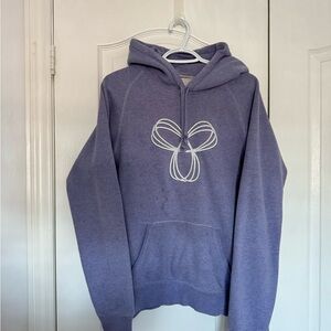 TNA Lavender Hoodie with White Logo
